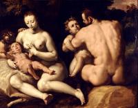 Cornelis van Haarlem - The first family, Noah and his family